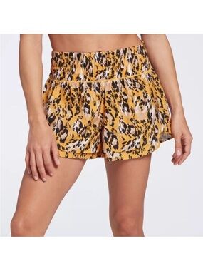 Calia Animal Print Step up high rise athletic shorts small